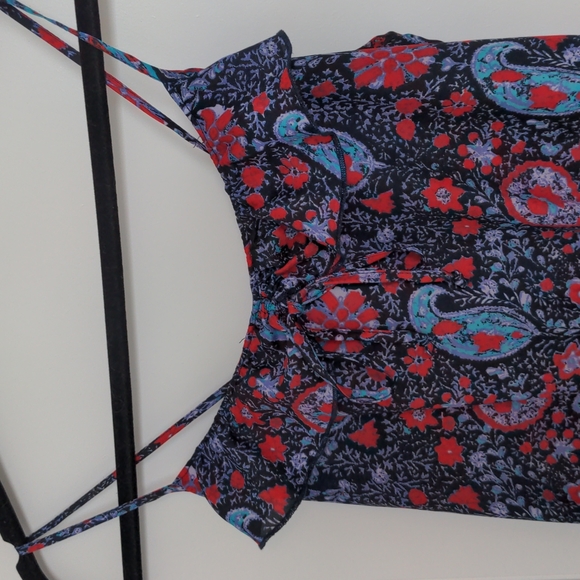 Coastal Cowgirl Floral Paisley Dress with Pockets - Picture 3 of 8